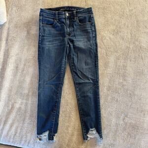 American Eagle Hi-Rise Jegging Crop Jeans